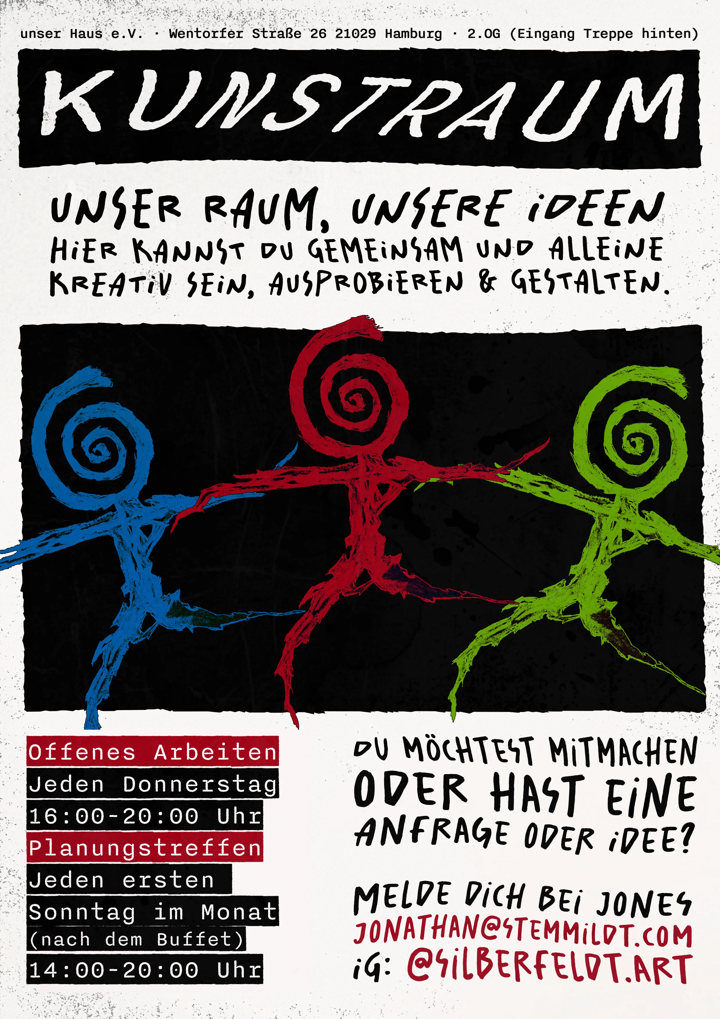 Faltflyer: Kunstraum