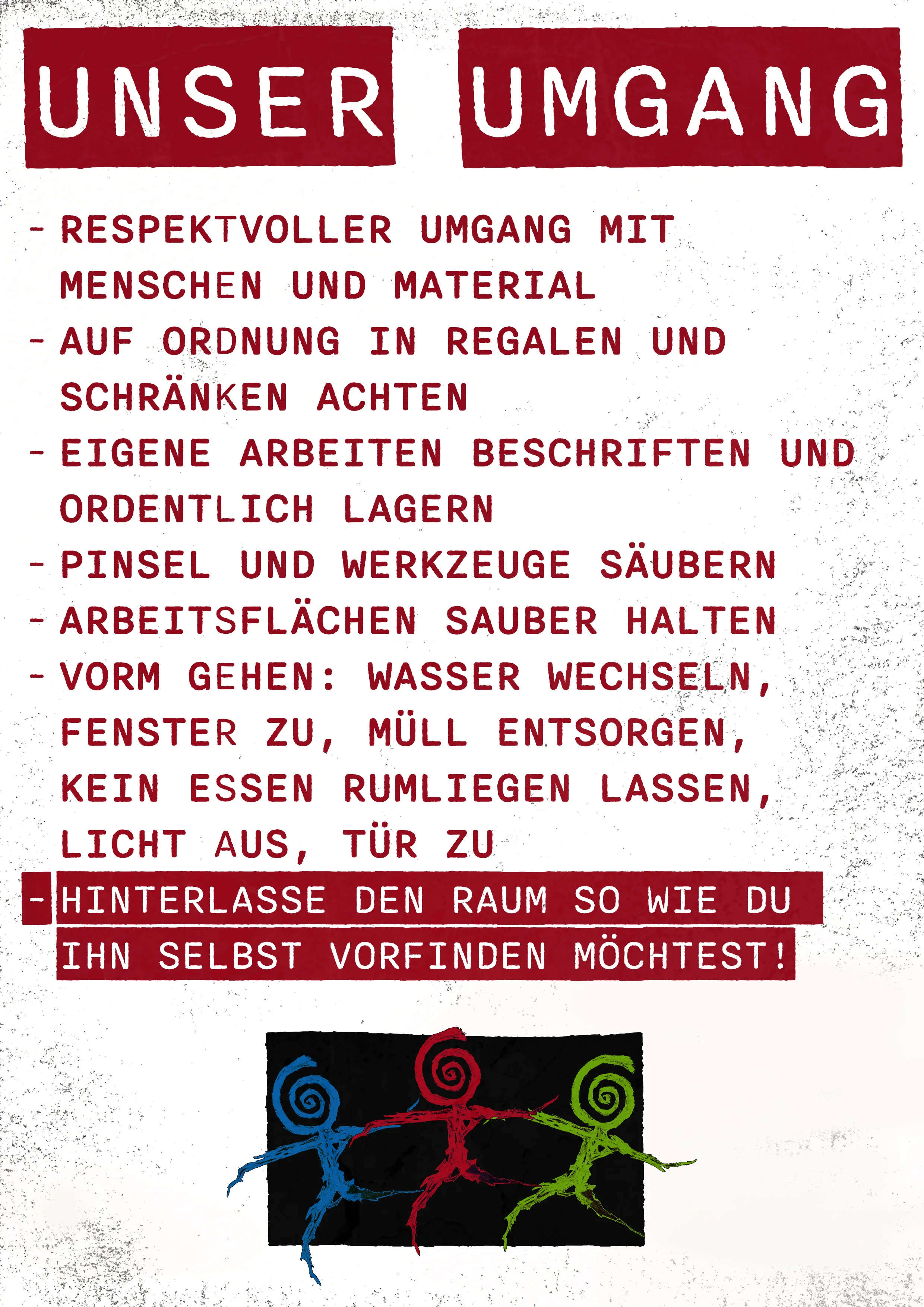 Faltflyer: Kunstraum